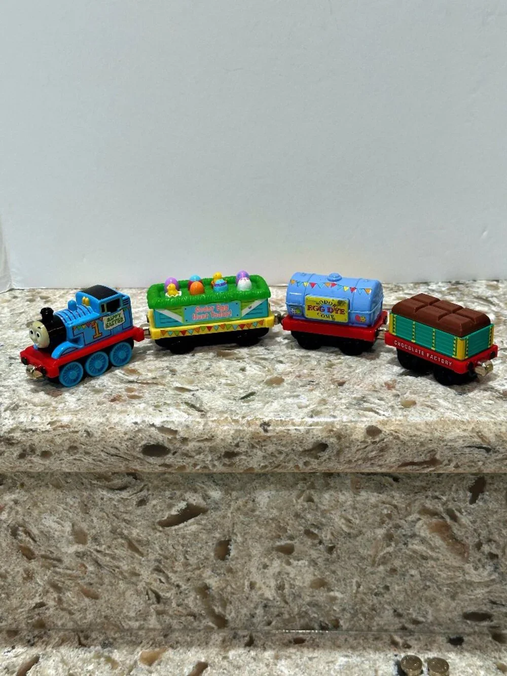 Thomas & Friends Easter Train Lot Egg Hunt Chick Sound Chocolate Take Along